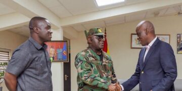Brigadier General Obuba Mantey and Hon. Haruna Iddrisu