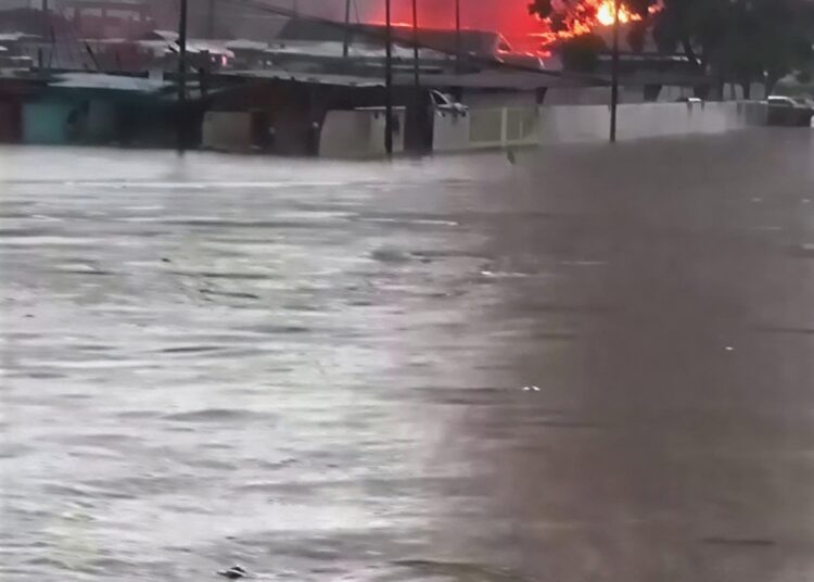 Circle Floods and Erupts in Fire