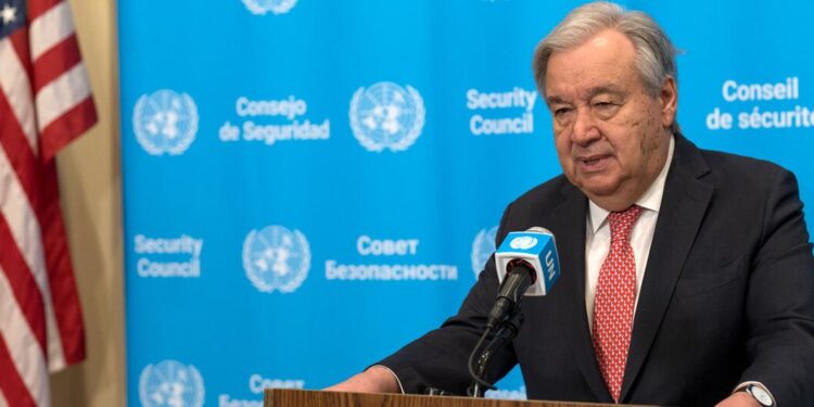 United Nations Secretary-General, António Guterres