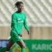 Ghanaian midfielder Enock Morrisson reels away in celebration after scoring for Gor Mahia in the Kenya Premier League