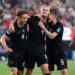 Haaland's Double Sinks Brazil, Norwagien Catches Mbappé and Messi in Golden Boot Race 13 Erling Haaland celebrates with his teammates after scoring against Senegal at the MetLife Stadium in New York New Jersey