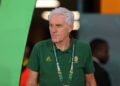 Hugo Broos Urges Bafana Bafana to Stick to Game Plan in World Cup Opener 10 Bafana Bafana head coach, Hugo Broos on the touch line during the 2023 AFCON in Ivory Coast
