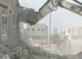 NADMO Signals Immediate Action On Unsafe Buildings In Accra 2 NADMO Demolishing a building