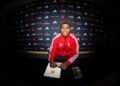 Andrey Santos signs his Manchester United contract