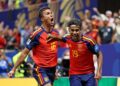 Lamine Yamal (19) and Rodri (16)