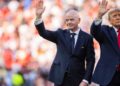 FIFA President Gianni Infantino (left) and US President Donald J. Trump (right)