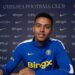 Chelsea Complete The Signing of Morgan Rogers From Villa 15 Morgan Rogers poses for the camera as he signs Chelsea contract
