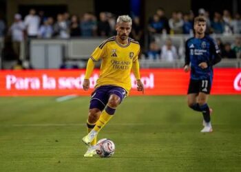 Griezmann Scores 300th Club Career Goal on MLS Debut 5 Antoine Griezmann in action on his debut for Orlando City