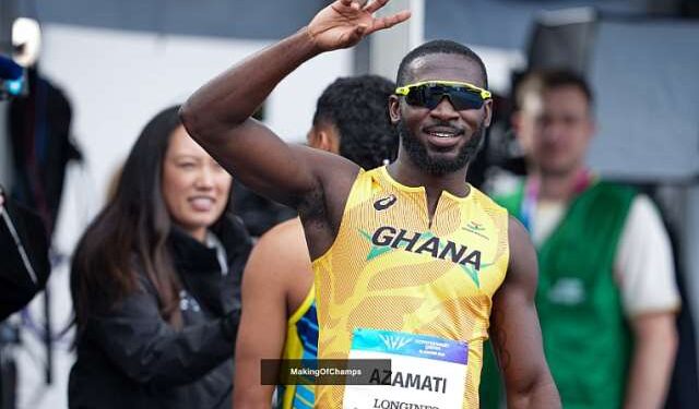 Benjamin Azamati, 100m sprinter for Ghana