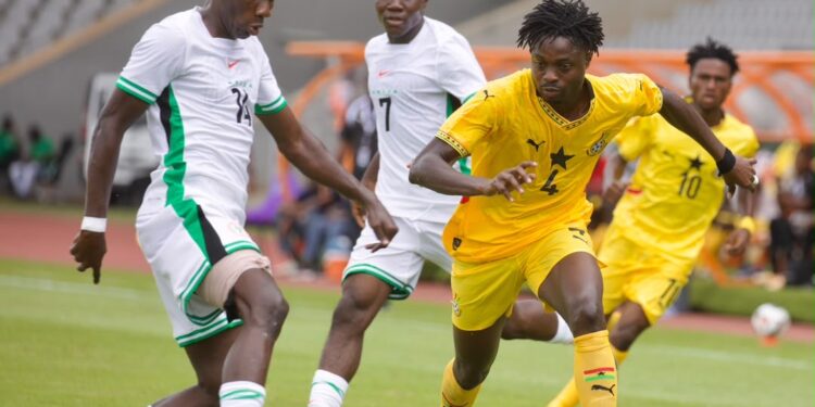 Ghana vs Nigeria at the WAFU B U-20 Championship in Cotê d'Ivoire