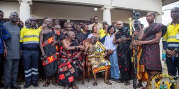 Perseus Mining (Ghana) Limited with Ayanfuri community Leaders
