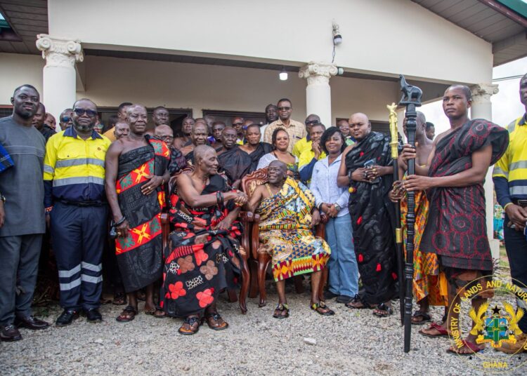 Perseus Mining (Ghana) Limited with Ayanfuri community Leaders