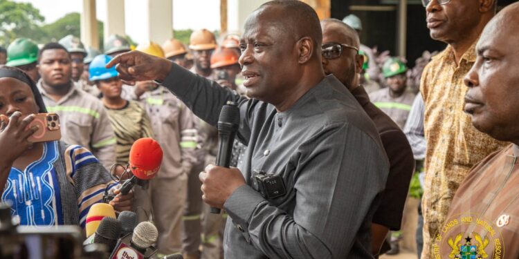 VALCO Modernisation Drive to Enhance Mineral Value Addition & Manufacturing – Lands Minister 1 Minister of Lands and Natural Resources, Hon. Emmanuel Armah-Kofi Buah at Volta Aluminium Company (VALCO)