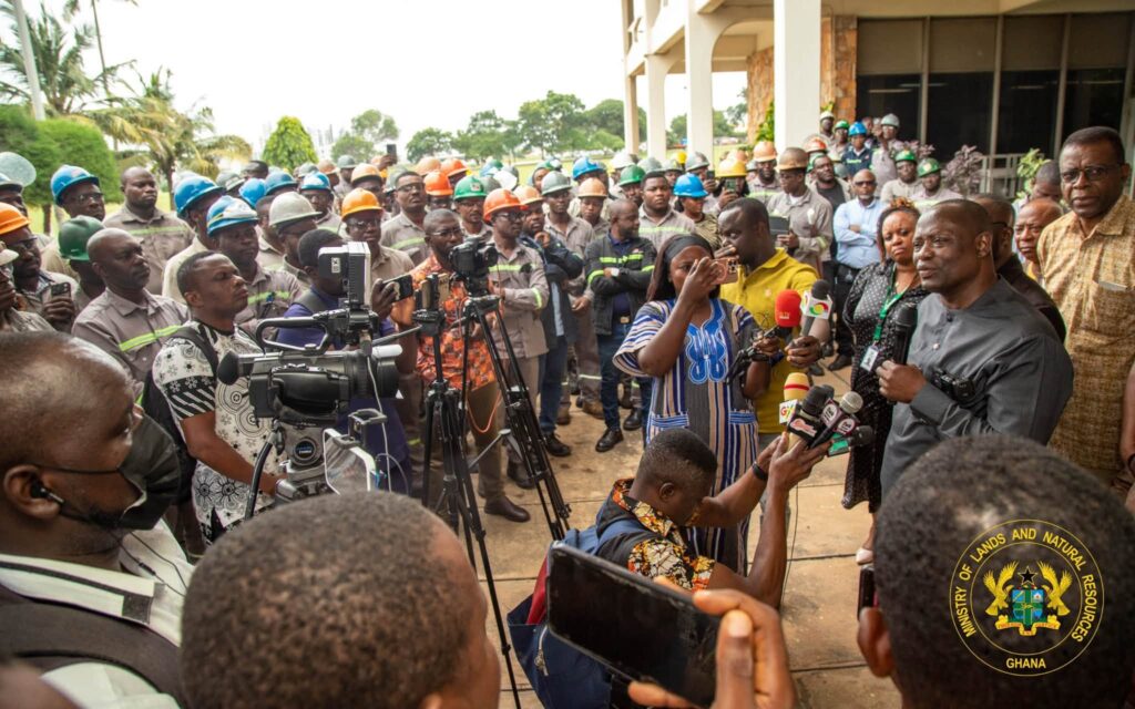 VALCO Modernisation Drive to Enhance Mineral Value Addition & Manufacturing – Lands Minister 3 Minister of Lands and Natural Resources, Hon. Emmanuel Armah-Kofi Buah at Volta Aluminium Company (VALCO)