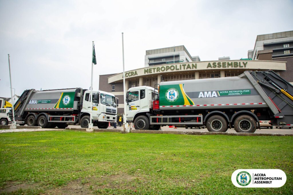 AMA Commissions Two New Refuse Compactor Trucks for Accra 3 AMA outdoors Refuse Compactor trucks