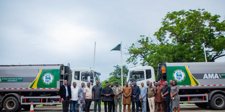 AMA Commissions Two New Refuse Compactor Trucks for Accra 1 AMA outdoors Refuse Compactor trucks