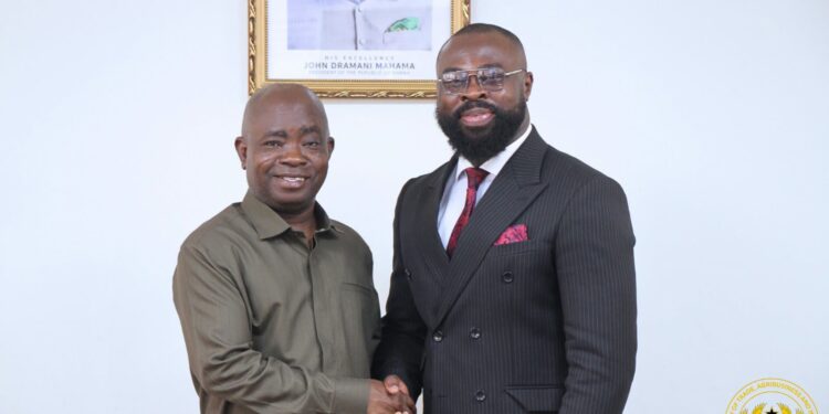 ASSETS Explores Partnership with Trade Ministry to Boost SME Exports 1 Deputy Trade Minister Hon. Sampson Ahi receives a delegation from ASSETS, led by Team Lead Mr. Peter Adetor, during a courtesy call at the Ministry of Trade, Agribusiness and Industry