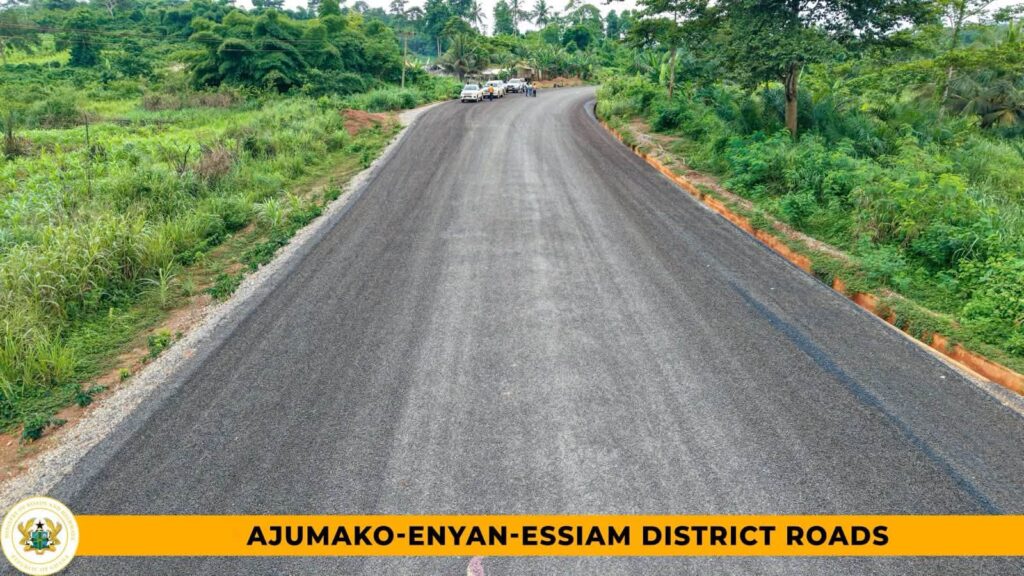 81km Ajumako Big Push Road Project Hits 73% Completion Milestone 2 Ajumako District Roads