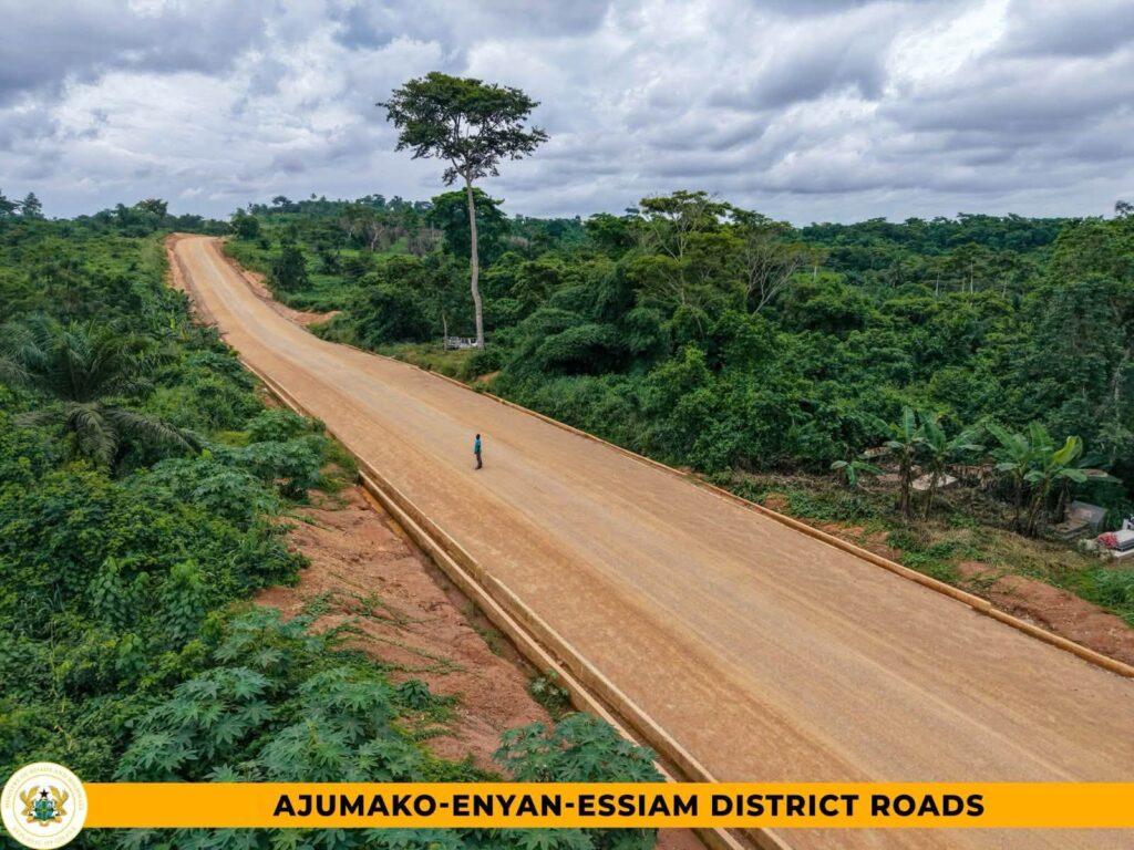 81km Ajumako Big Push Road Project Hits 73% Completion Milestone 4 Ajumako District Roads 3