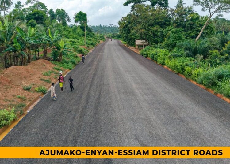 81km Ajumako Big Push Road Project Hits 73% Completion Milestone 1 Ajumako District Roads