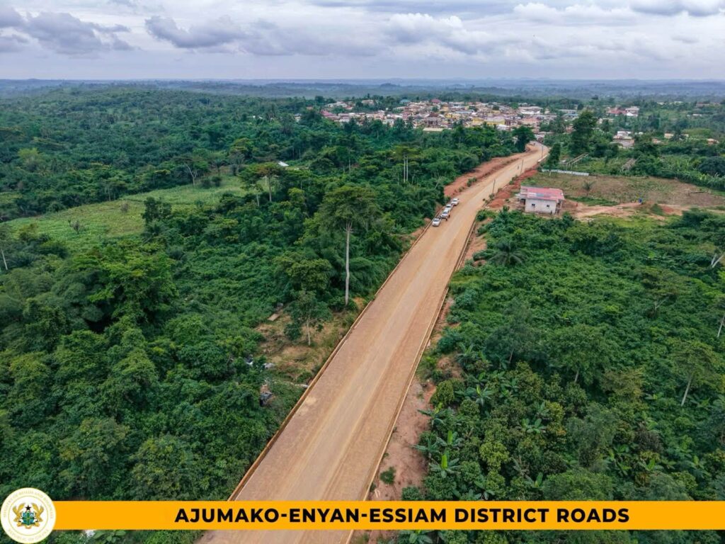 81km Ajumako Big Push Road Project Hits 73% Completion Milestone 5 Ajumako District Roads 5