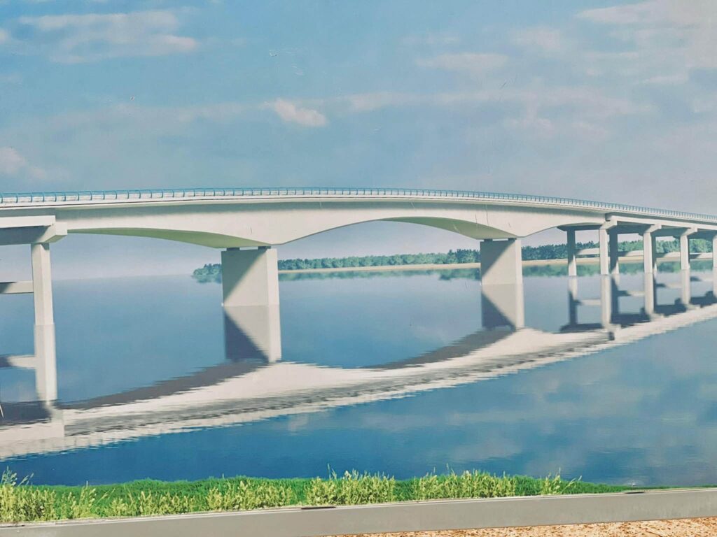 Ato Forson Unveils 3.5km Ekye-Amanfrom Bridge Project 3 The visual design of the Dambai Bridge