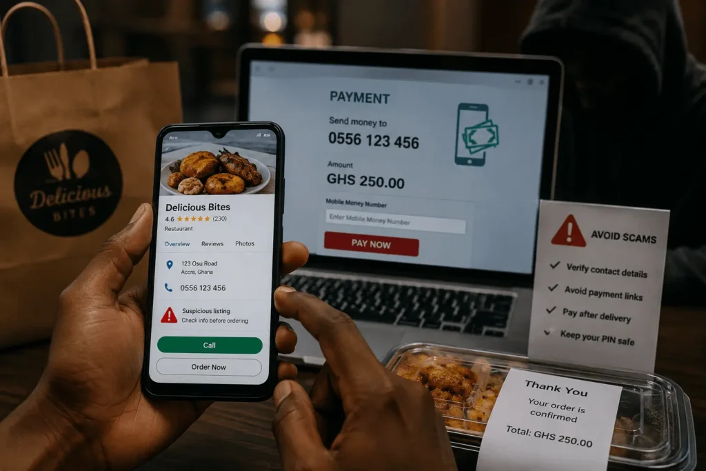 Cyber Security Authority Warns Over Rising Food Delivery Scams in Ghana 3 Food Delivery 1