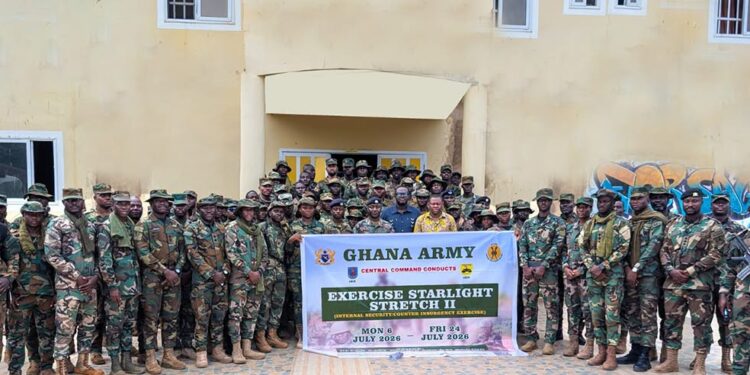GAF Begins Three-Week Security Exercise in Nkwanta and Bawku 1 GAF launches 3-Weeks Exercise Starlight Stretch II