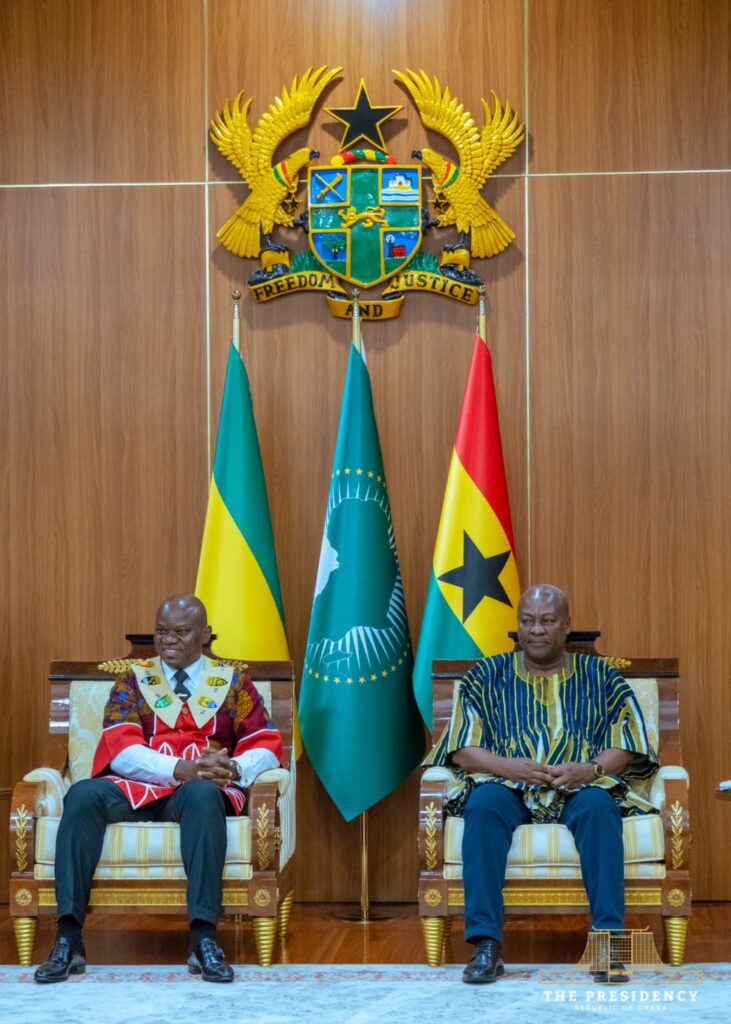 Mahama, Oligui Nguema Push Trade, Mining and Security Partnership 4 Ghana’s President John Mahama and Gabon’s President Brice Clotaire Oligui Nguema engage in bilateral discussions on trade, investment, mining and security cooperation during the Gabonese leader’s state visit.