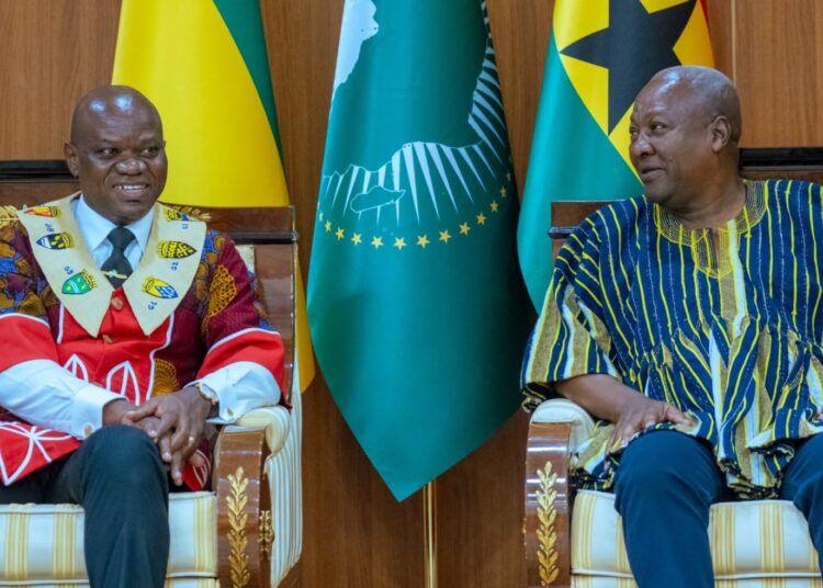 Ghana-Gabon Partnership Strengthened as Mahama, Oligui Nguema Sign New MoUs 1 Ghana’s President John Mahama and Gabon’s President Brice Clotaire Oligui Nguema engage in bilateral discussions on trade, investment, mining and security cooperation during the Gabonese leader’s state visit.