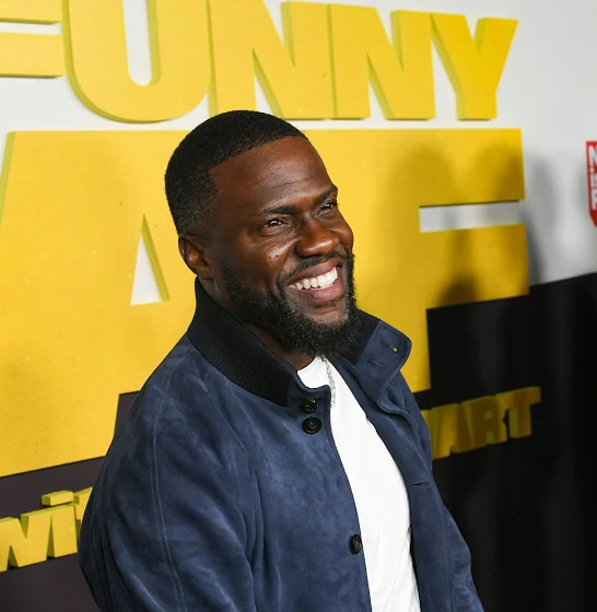 Kevin Hart,
American comedian and actor
