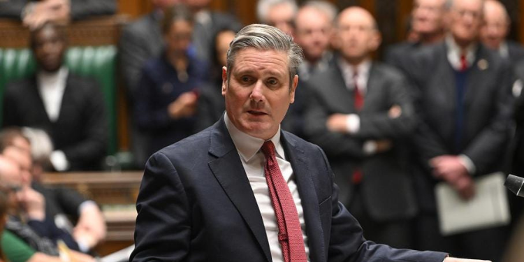 Outgoing Prime Minister, Keir Starmer