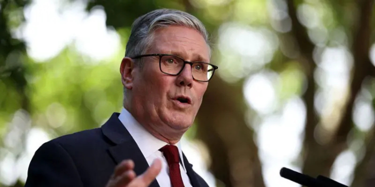 Outgoing British Prime Minister, Keir Starmer