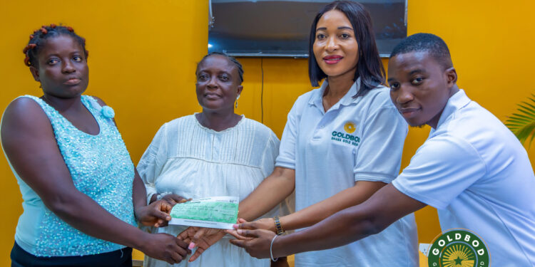 Ghana Gold Board (GoldBod) with female patient