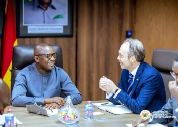 Ghana, UK Deepen Energy Partnership to Accelerate Green Transition 4 Minister for Energy and Green Transition, Dr. John Abdulai Jinapor, welcomes British High Commissioner to Ghana, H.E. Christian Rogg, and his delegation during discussions on strengthening Ghana UK cooperation in the energy sector.