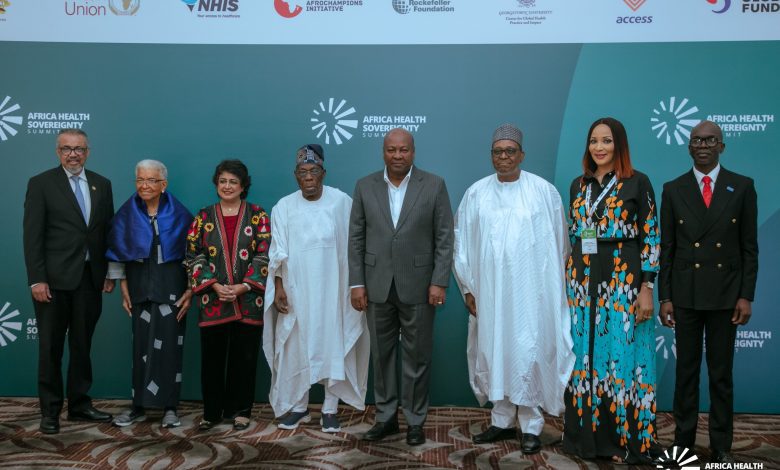 Mahama Hosts AU Extraordinary Summit to End AIDS, TB 4 President John Dramani Mahama with global leaders during the 2025 Africa Health Sovereignty Summit in Accra