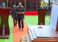 President John Dramani Mahama joins family members, the diplomatic corps and government officials at the state funeral of the late Ambassador James Victor Gbeho in Accra.