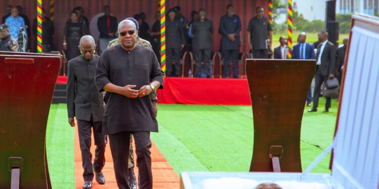 Mahama Hails Ambassador Gbeho as "Rare Nation Builder" at State Funeral 1 President John Dramani Mahama joins family members, the diplomatic corps and government officials at the state funeral of the late Ambassador James Victor Gbeho in Accra.