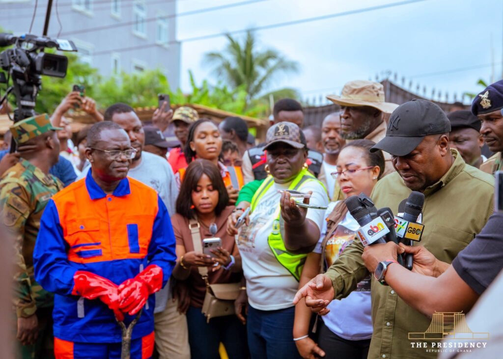 Mahama Vows Sustained National Drain Cleanup After Floods 4 Mahama @National Cleanup Exercise 2
