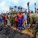 Beyond the Two-Day National Clean-Up, Accra Needs Bold Action 15 President John Dramani Mahama participates in the National Clean Up Exercise and inspects drain desilting works at Alajo to strengthen flood prevention efforts