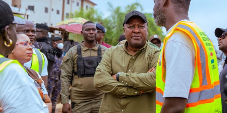 Mahama Vows Sustained National Drain Cleanup After Floods 1 President John Dramani Mahama
