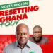Mahama Kickstarts Volta Region Resetting Ghana Tour Today 14 President John Dramani Mahama and Volta Regional Minister Hon James Gunu