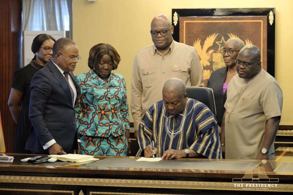 President Mahama Signs GIPA Act into Law