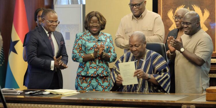 President Mahama Signs GIPA Act into Law