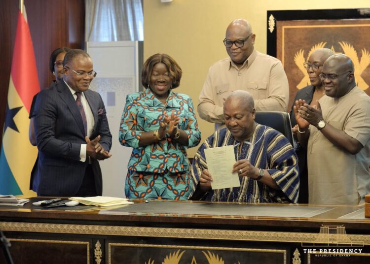 President Mahama Signs GIPA Act into Law