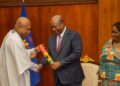Mahama Praises Ablakwa as One of His Hardest Working Ministers 8 President John Dramani Mahama receiving the roadmap from the Next Step Conference from Minister for Foreign Affairs, Samuel Okudzeto Ablakwa