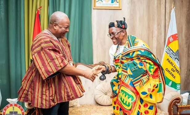 President John Dramani Mahama and Speaker Alban Bagbin