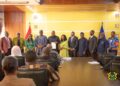 Government’s Position Paper on CRC Report: MMDCE's Election Plan Is A Retreat in Substance 7 President Mahama in a picture members of the Constitutional Review Committee