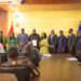 President Mahama in a picture members of the Constitutional Review Committee