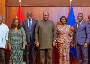 President Mahama Sets Up Constitutional Review Committee 1 President Mahama in a picture members of the Constitutional Review Committee